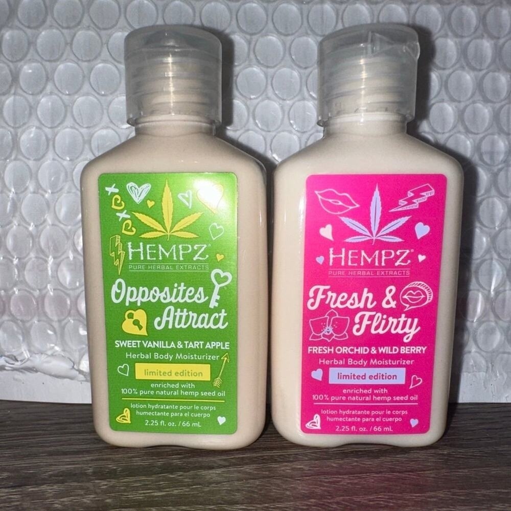 Hempz opposites attract fresh and fruity lotion travel